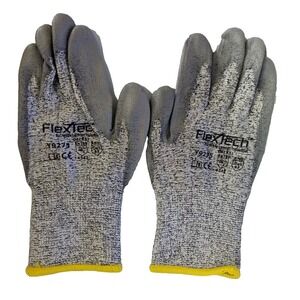 Wells Lamont Hppe‎ Shell With Pu Palm (Y9275XS), Silver & Grey 12 Pairs FlexTech